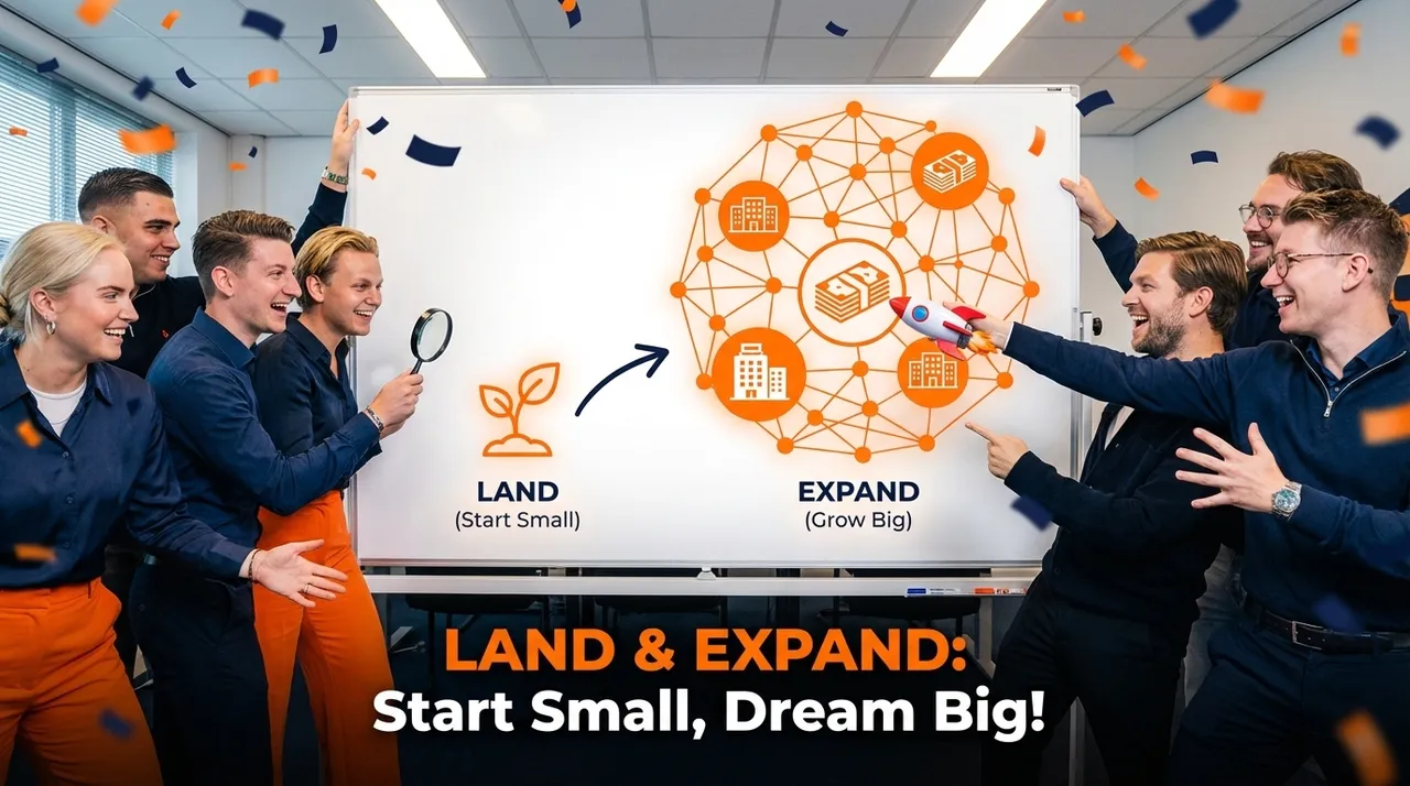 Visual representation of Land and Expand