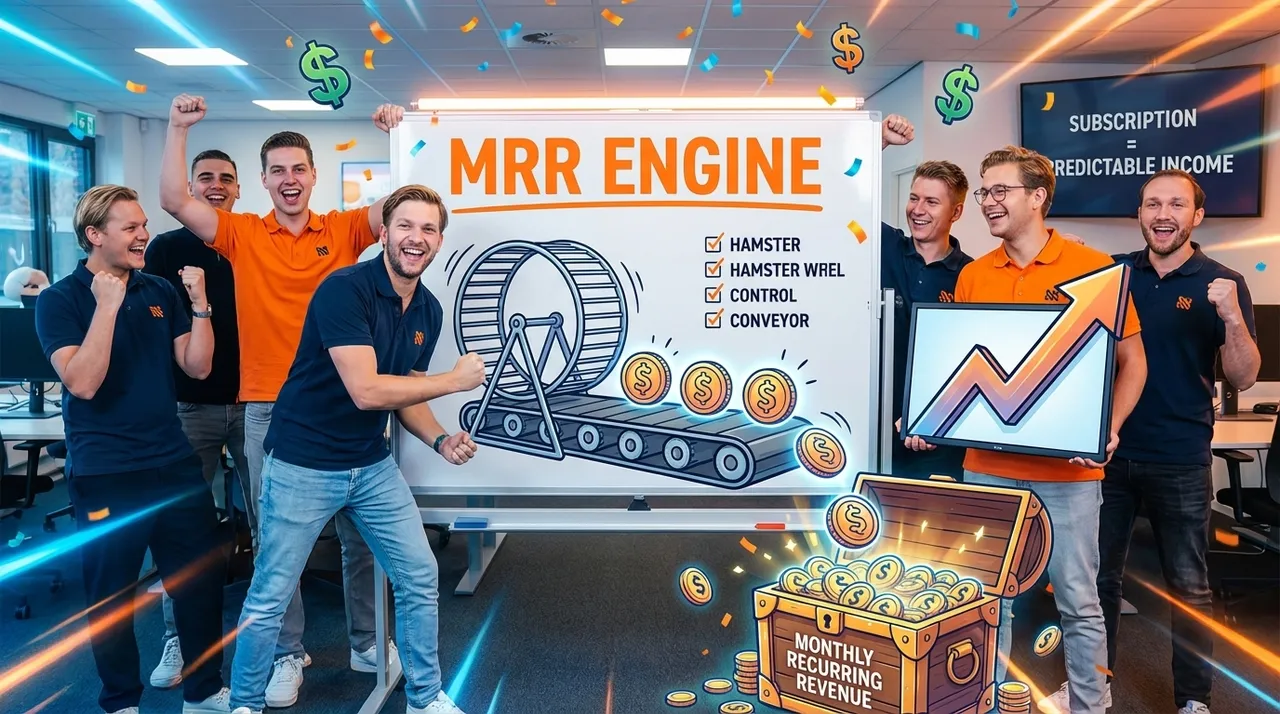 Visual representation of Monthly Recurring Revenue