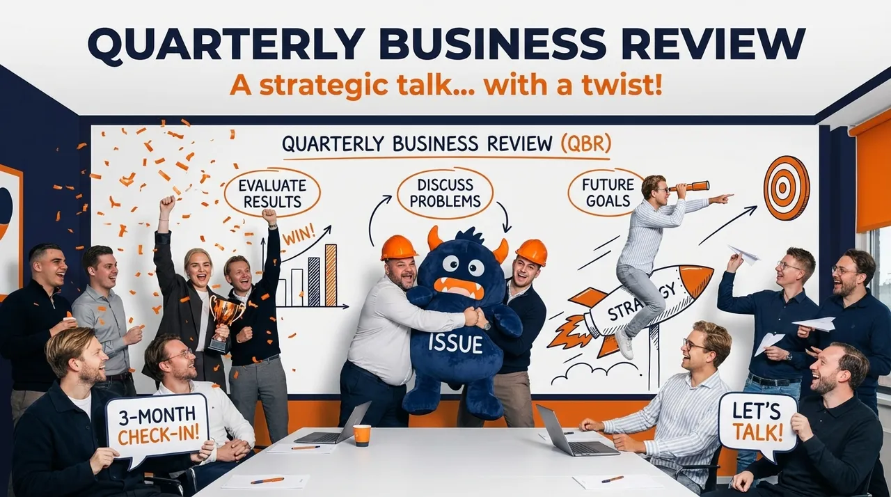 Visual representation of Quarterly Business Review (QBR)