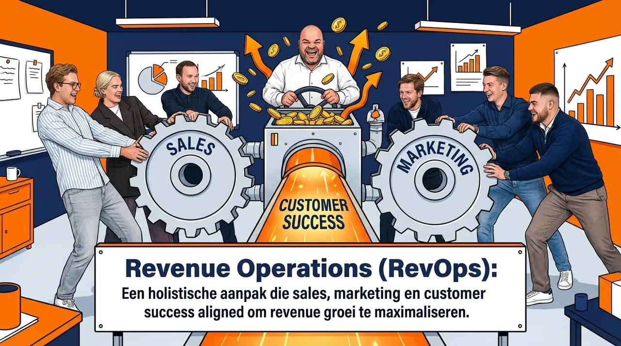 Visual representation of Revenue Operations (RevOps)