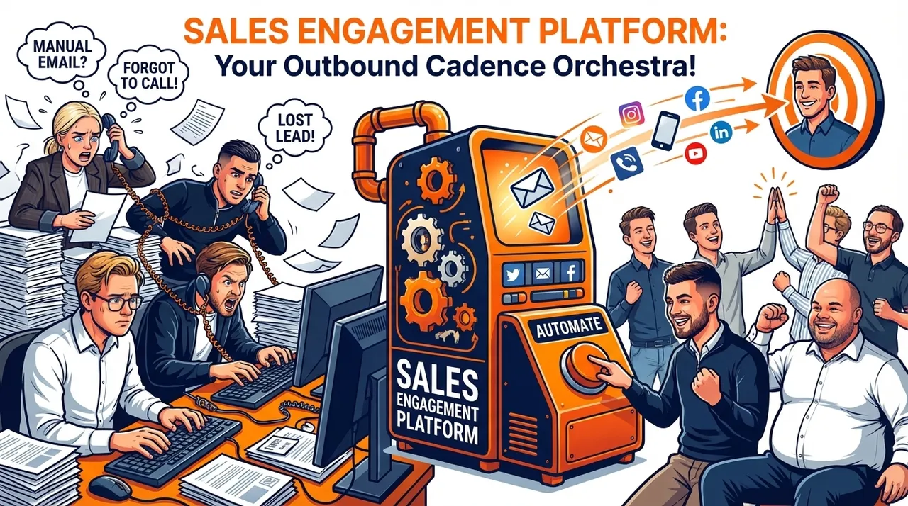 Visual representation of Sales Engagement Platform