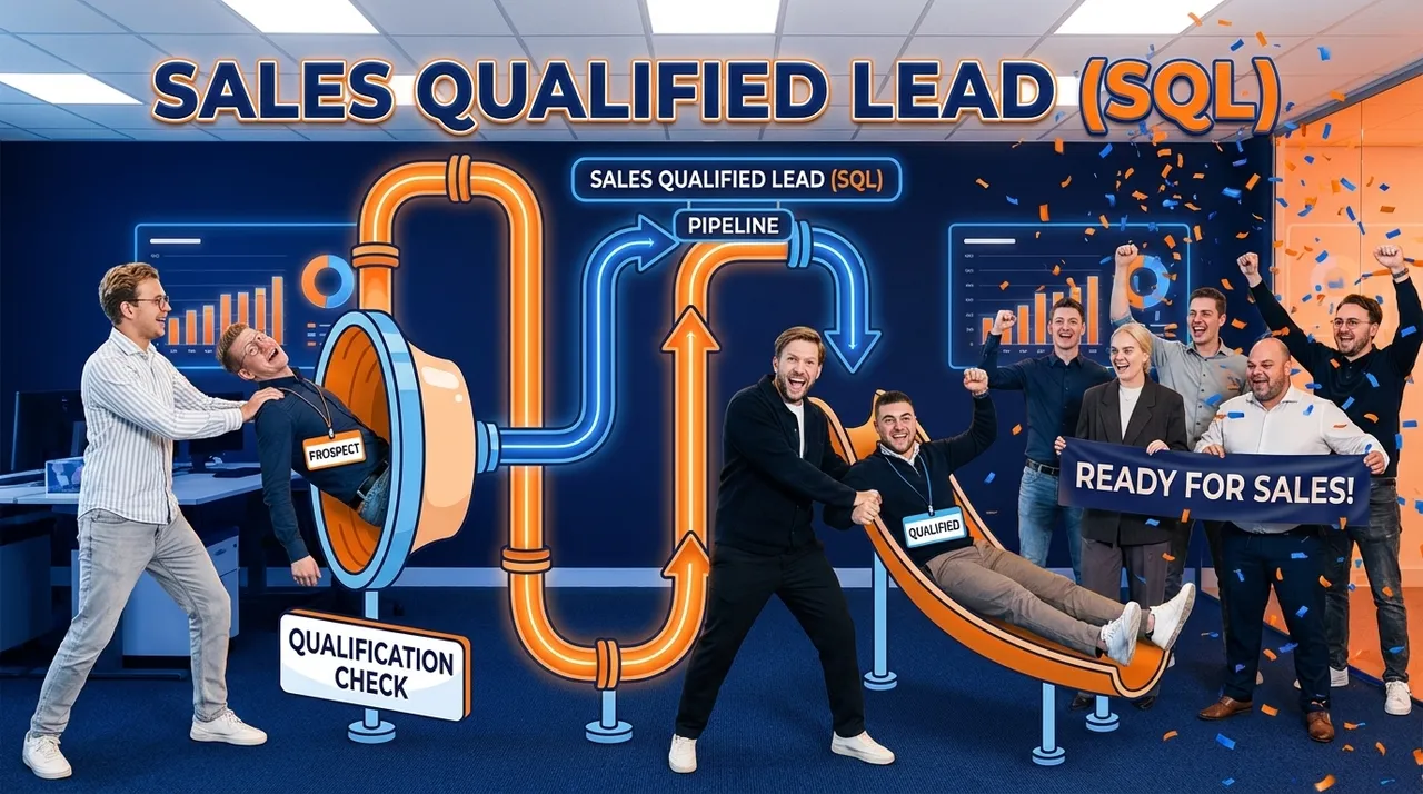 Visual representation of Sales Qualified Lead (SQL)