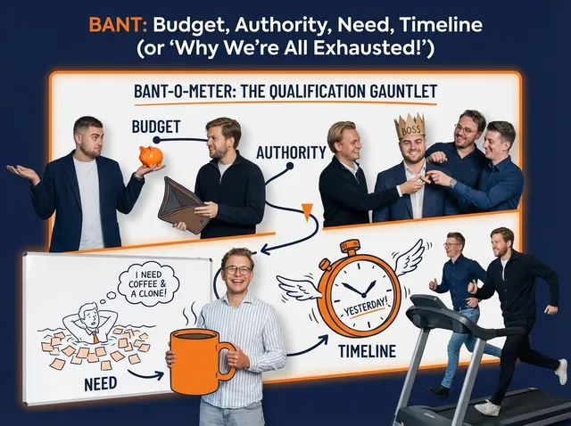 Illustration for BANT (Budget, Authority, Need, Timeline)
