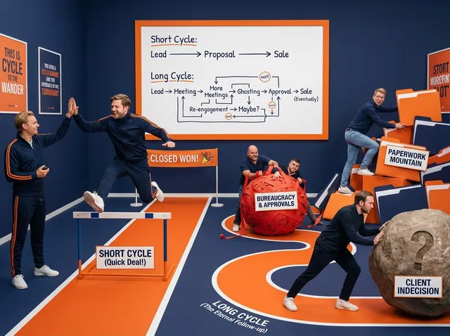 Illustration for Sales Cycle Length