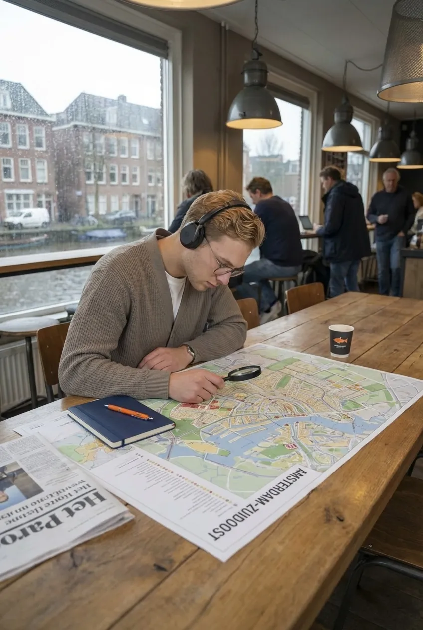 De les die ik leerde van een zalm in Amsterdam-Zuidoost
